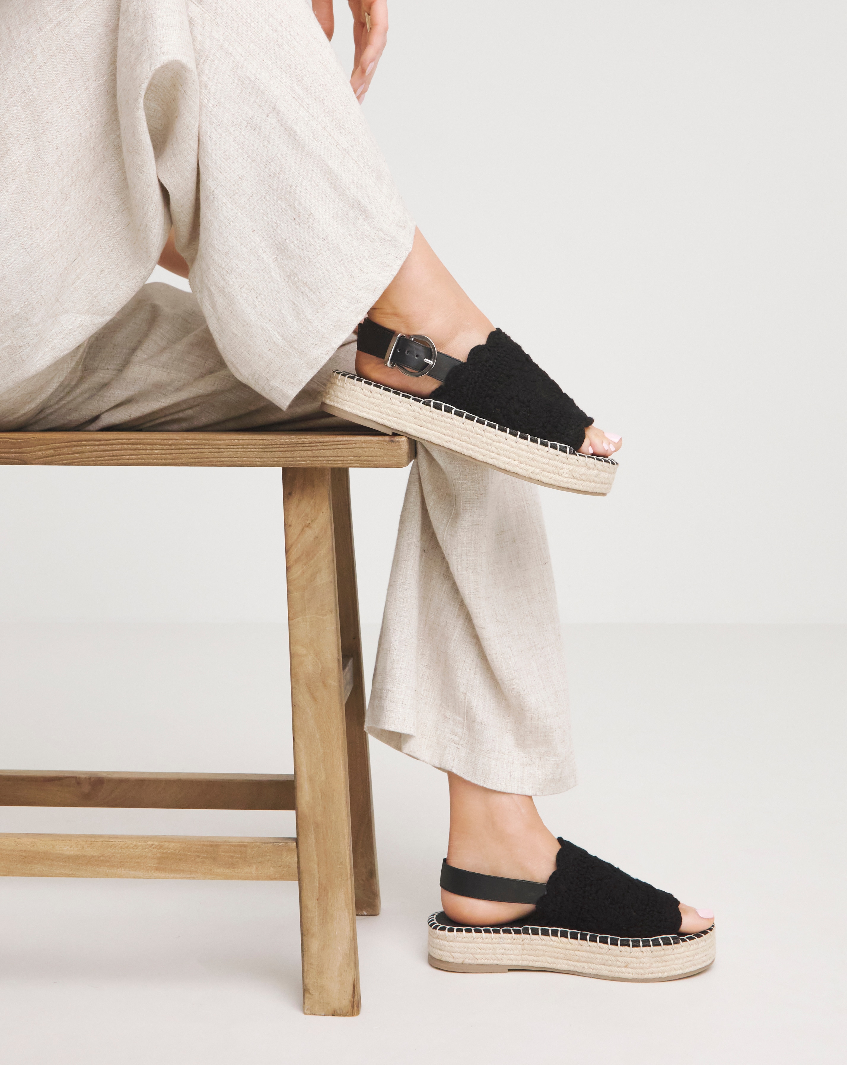 Simply Be Espadrille Sandal Ex Wide