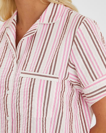 Accessorize Stripe Short Pyjamas