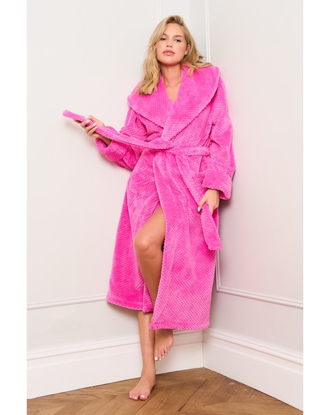 JimJamTheLabel Squiggle Dressing Gown - Pink