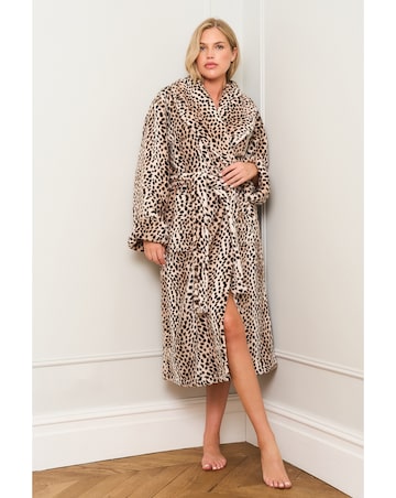 JimJamTheLabel Animal Print Dressing Gown