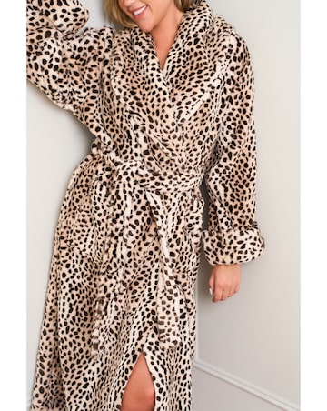 JimJamTheLabel Animal Print Dressing Gown