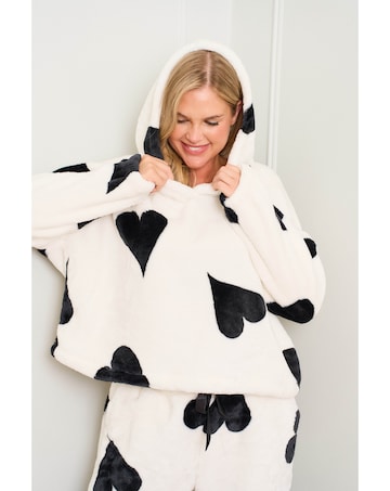 JimJamTheLabel Large Heart Print Twosie