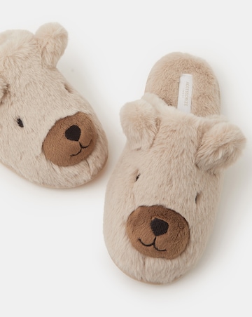 Accessorize Teddy Mule Slippers