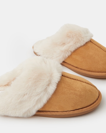 Accessorize Suedette Mule Slippers