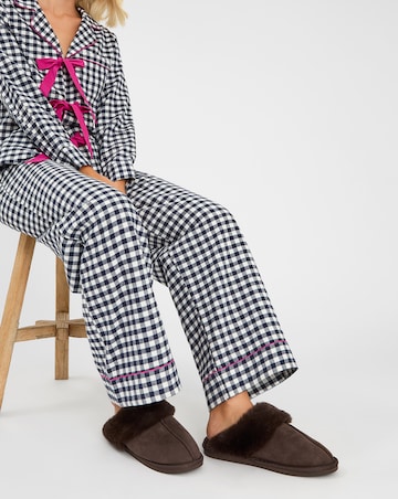 Accessorize Suedette Mule Slippers
