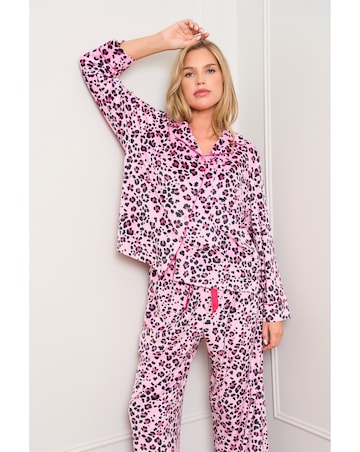 JimJamTheLabel Pink Animal Print Pyjamas