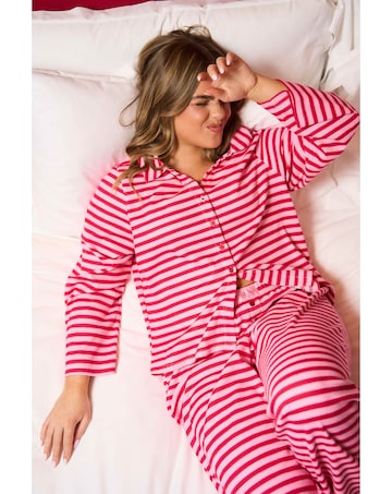 JimJamTheLabel Red Stripe PJ Set