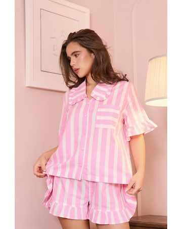 JimJamTheLabel Stripe Shorty Set