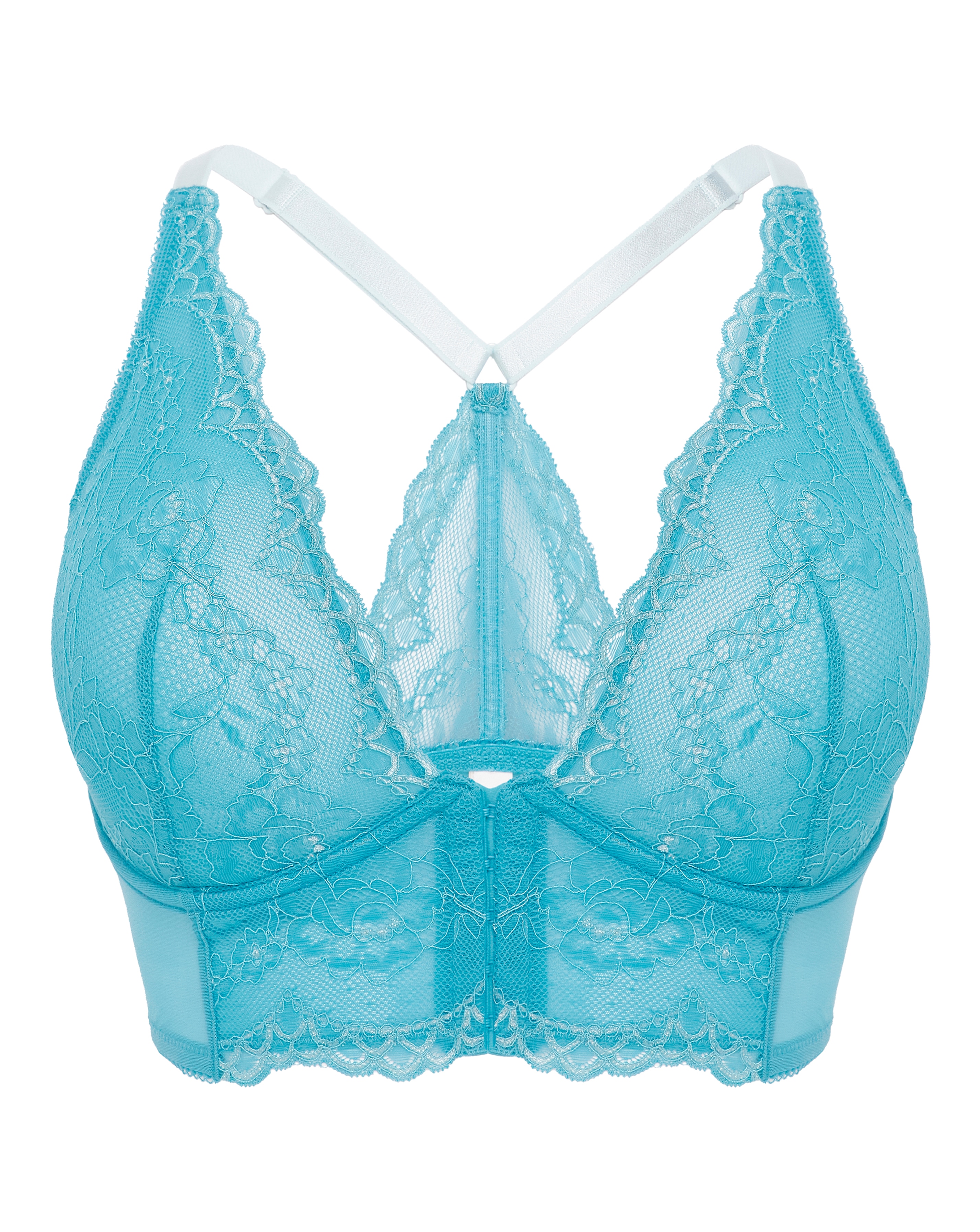 Gossard Superboost Longline Bra In Ocean blue | UK Size 32B Women's