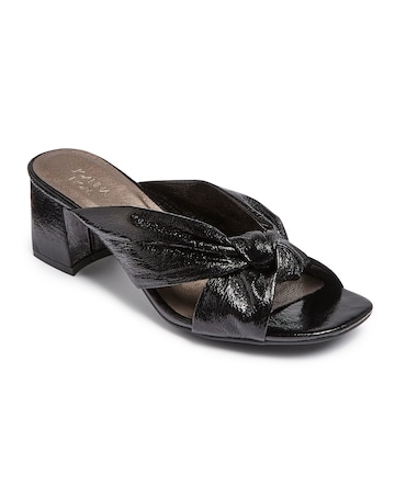Joanna Hope Knotted Mule Sandal - Wide Fit (E)