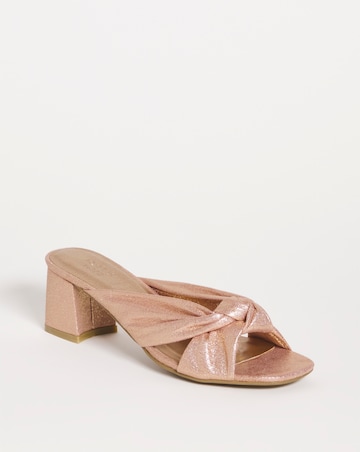 Joanna Hope Knotted Mule Sandal - Wide Fit (E)