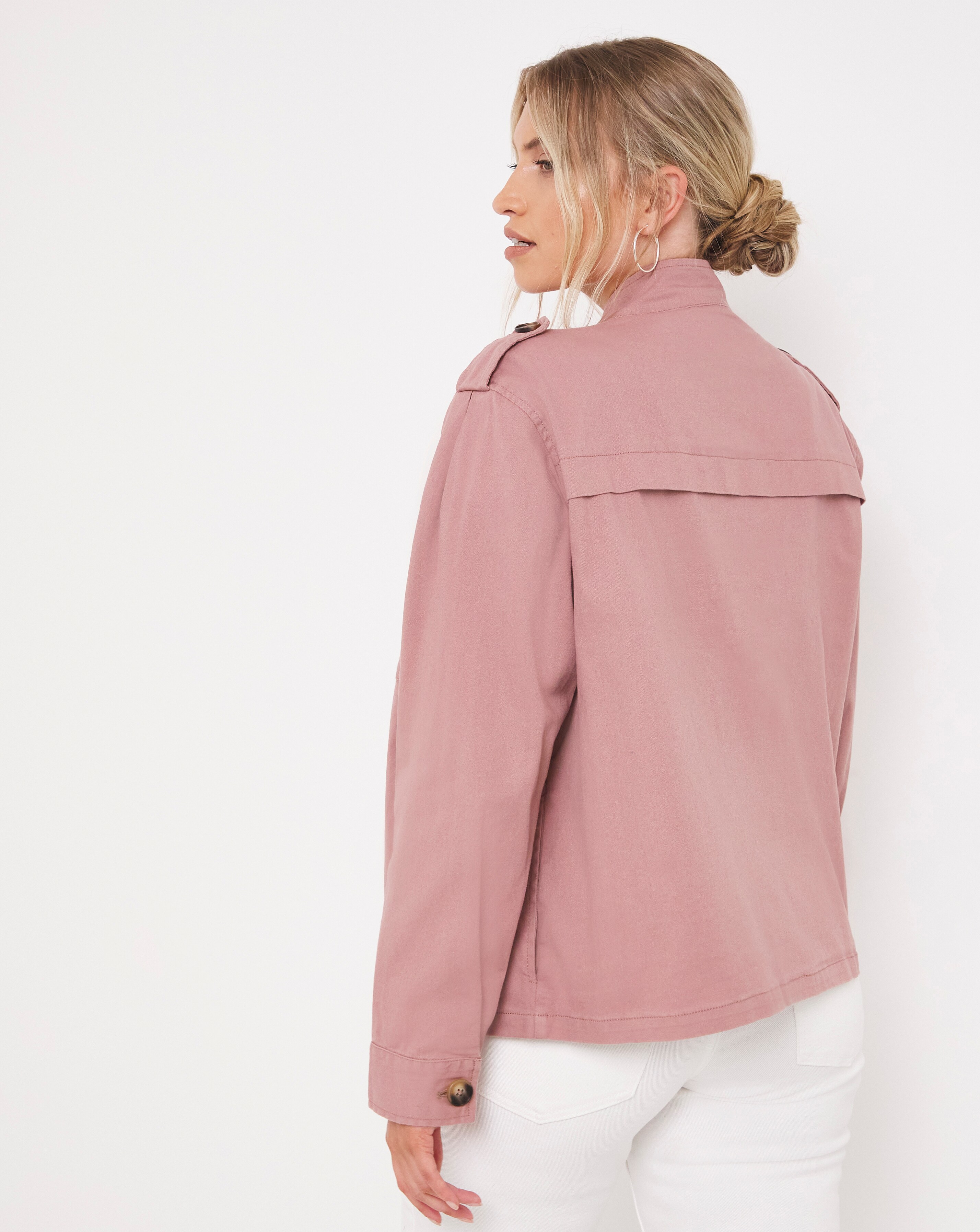 Mixed Material Boxy Jacket - Women - Ready-to-Wear