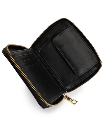 Love Moschino Pleated Zip Around Purse | Simply Be 