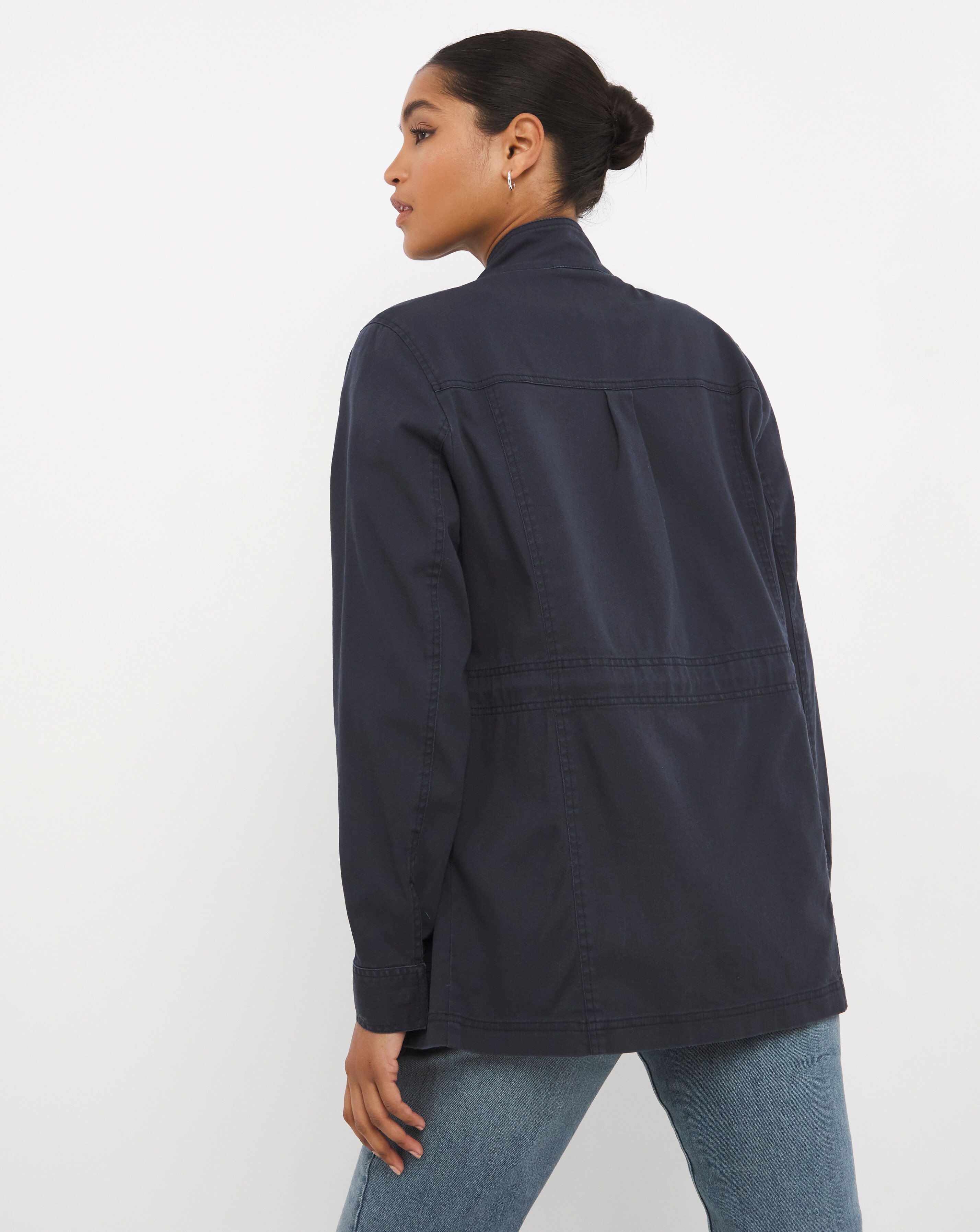 Navy Utility Jacket | Simply Be