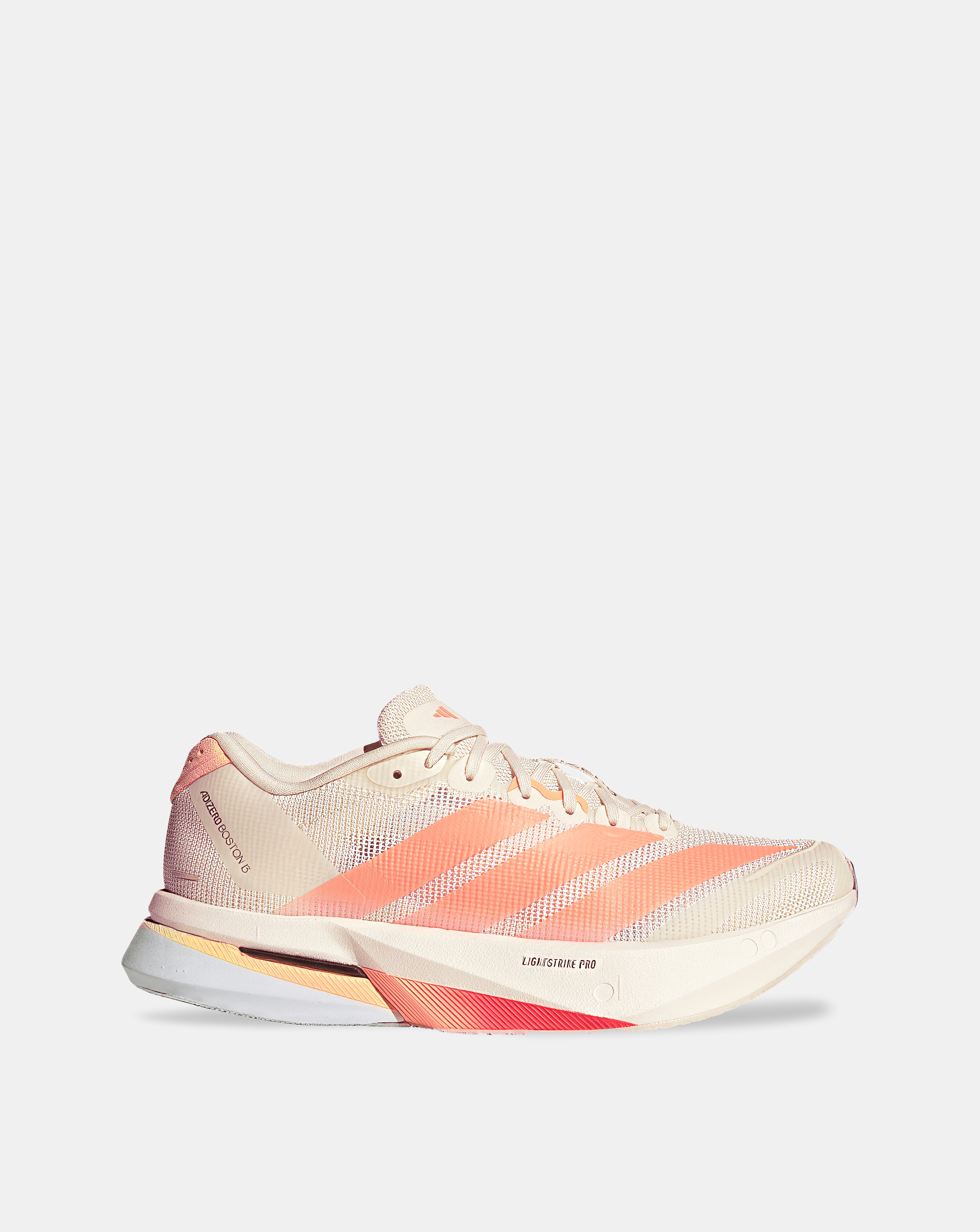 New In - adidas Adizero Boston 13 Trainers - Off White/Multi
