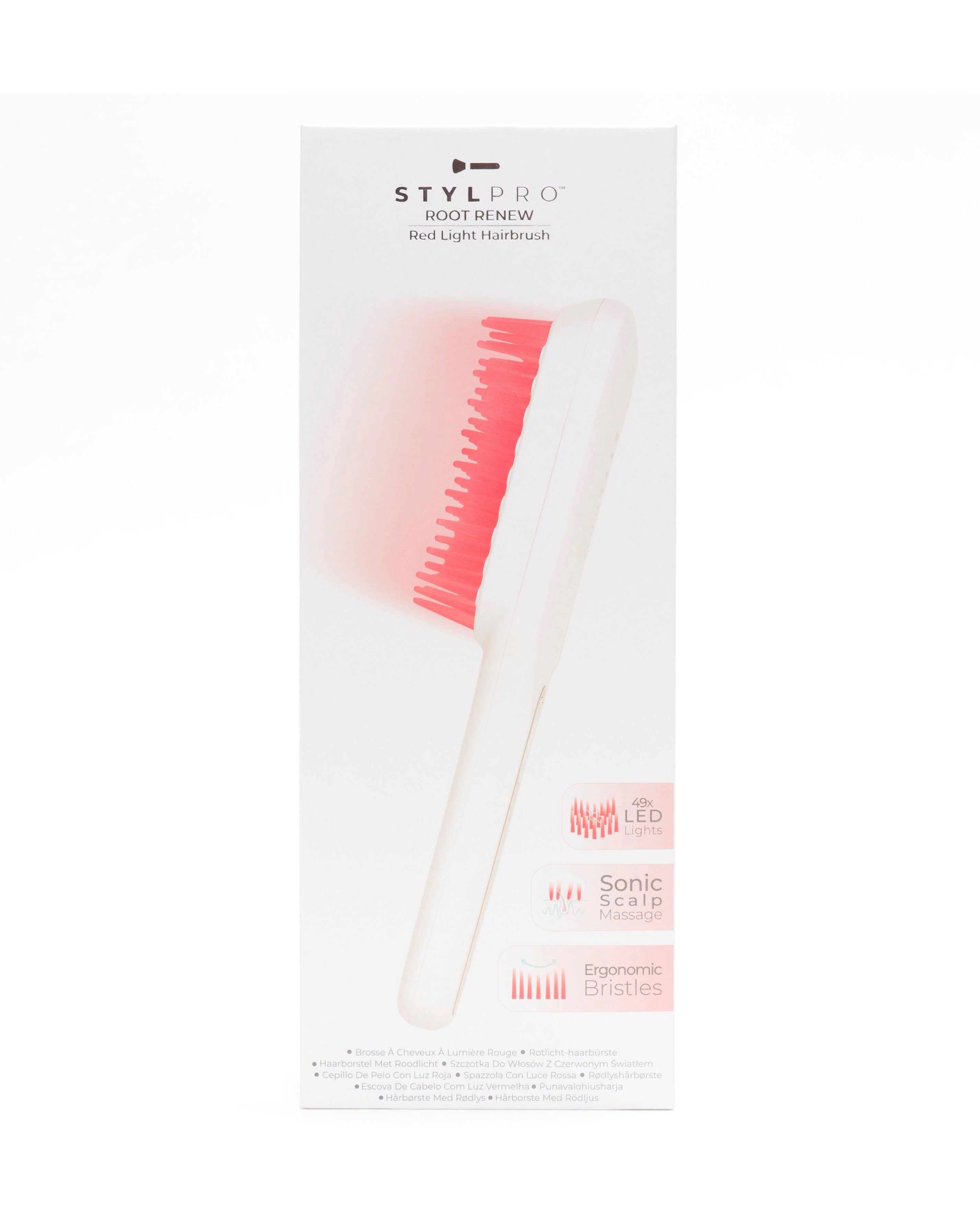 New In - Stylpro Root Renew Red Light Hair Brush