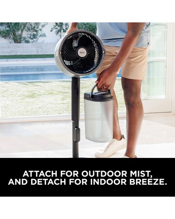 Shark FlexBreeze Pro Mist Indoor & Outdoor Fan- Grey