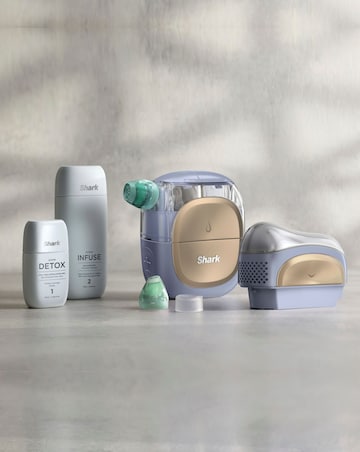 Shark Facialpro Glow + Depuffi At Home Facial - Spa Purple