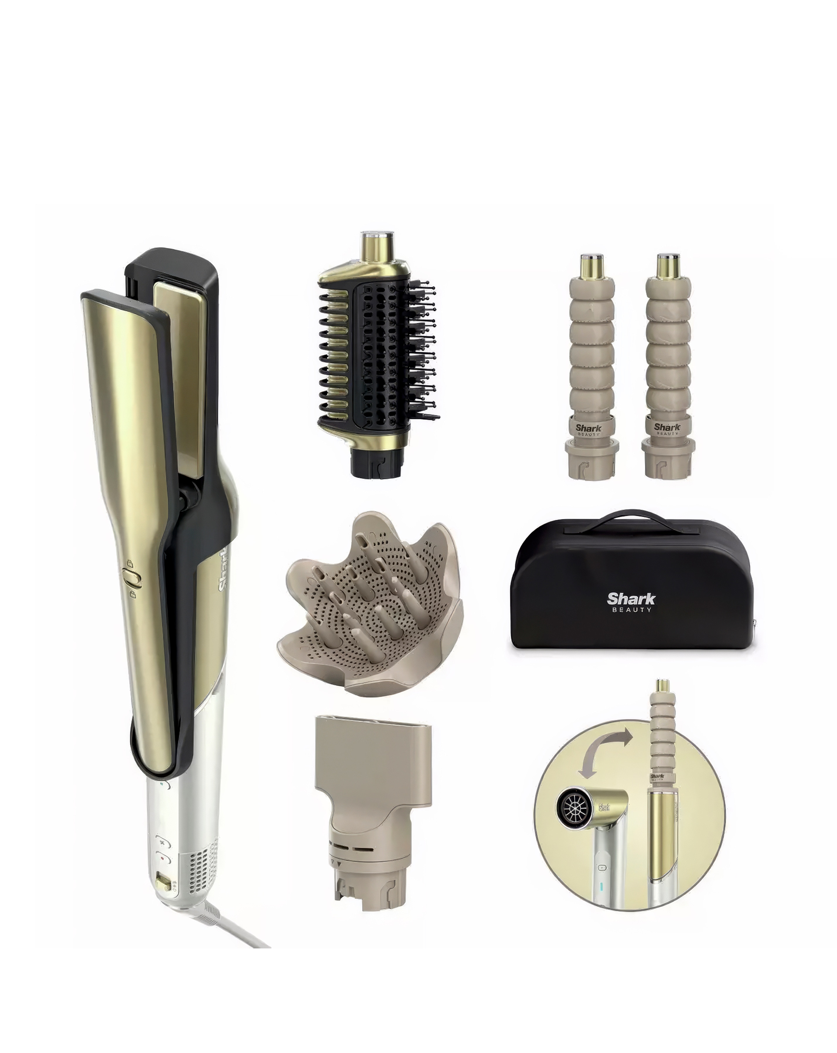 New In - Shark Glam 5-In-1 - Gold