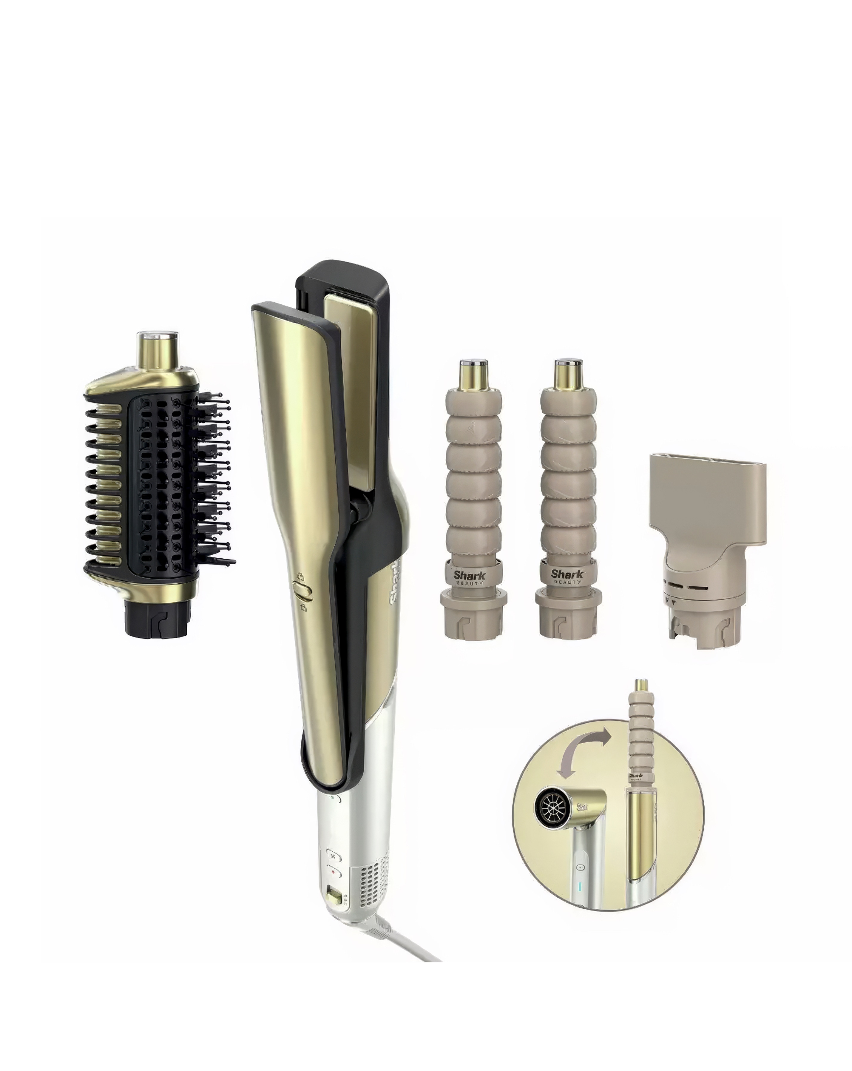 New In - Shark Glam 4-In-1 - Gold