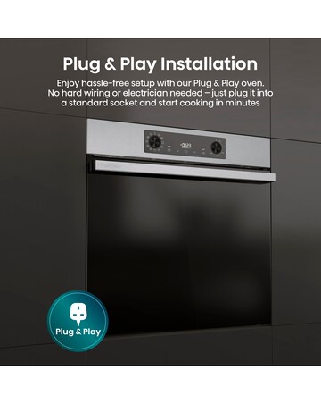 Hisense BI622AXPGUK Hi2 Built In Electric Plug & Play Oven - Stainless Steel
