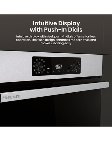 Hisense BI622AXPGUK Hi2 Built In Electric Plug & Play Oven - Stainless Steel