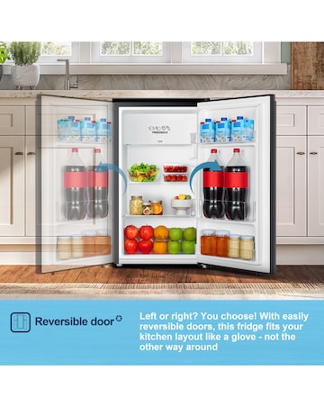 Fridgemaster MUR4894EB 84cm High Freestanding Fridge with Ice Box