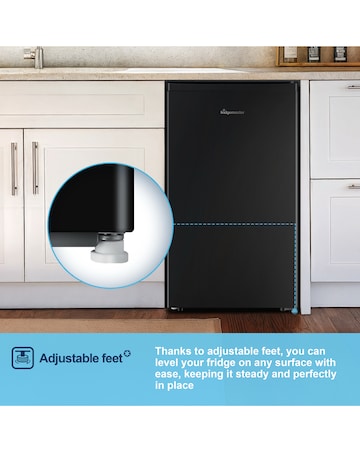 Fridgemaster MUR4894EB 84cm High Freestanding Fridge with Ice Box