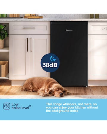 Fridgemaster MUR4894EB 84cm High Freestanding Fridge with Ice Box