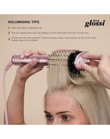 Shark Glossi Hot Tool & Air Glosser HT302UKTL Lychee