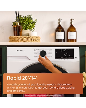 Hotpoint HBD 9681 ANTI STAIN UK 9+6kg- White