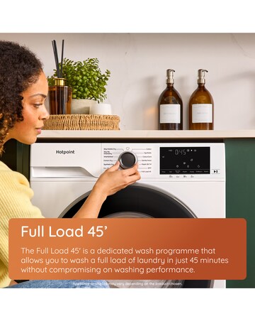 Hotpoint HBD 9681 ANTI STAIN UK 9+6kg- White + Installation
