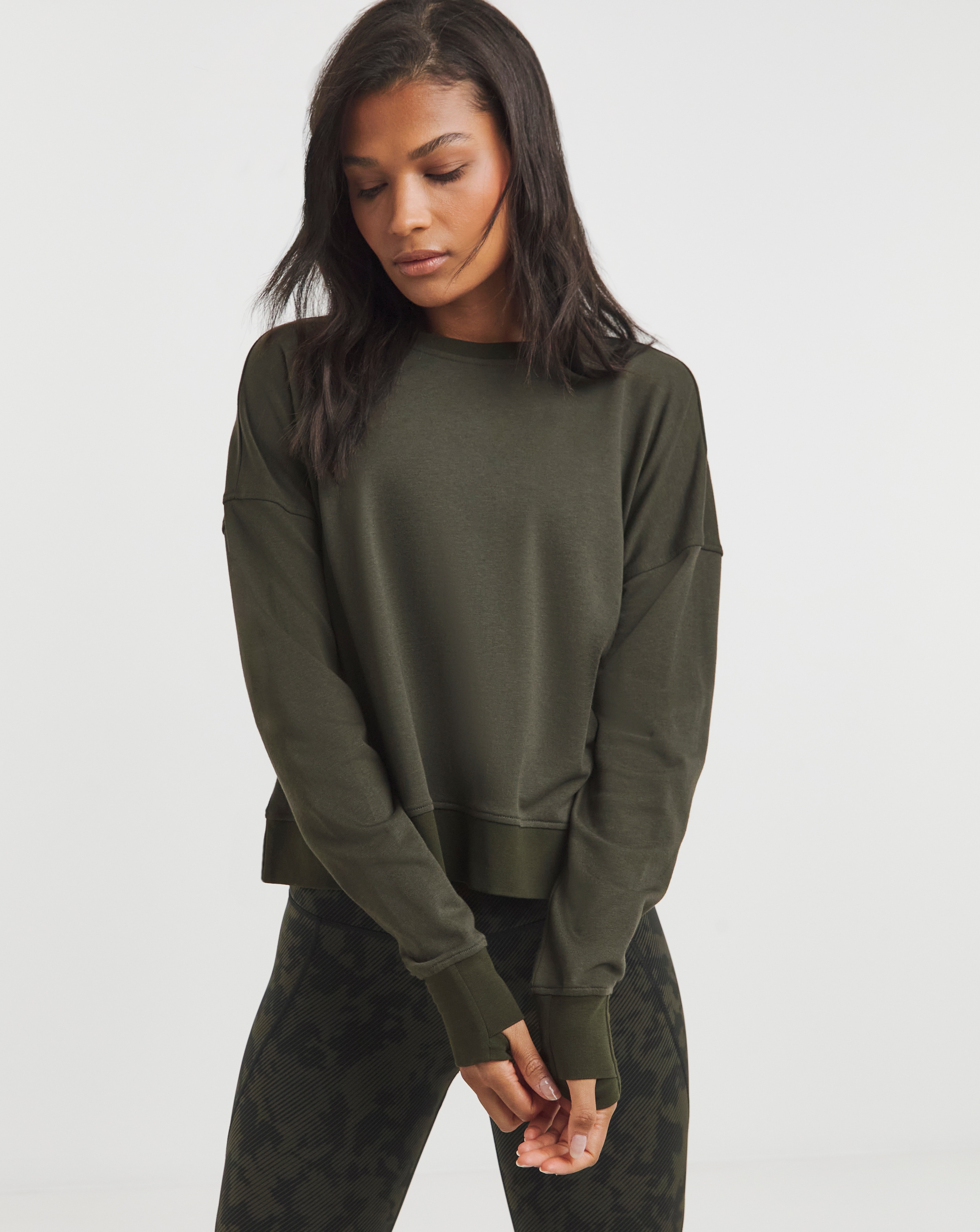 Sweaty Betty After Class Crop Sweatshirt