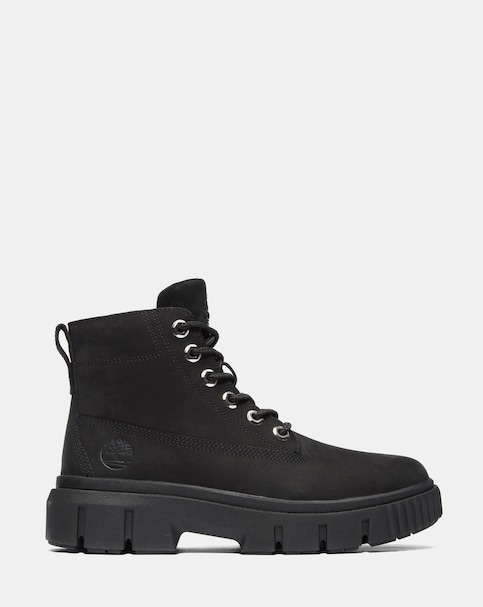 Timberland Black Greyfield Lace Up Boots - Standard Fit (D)