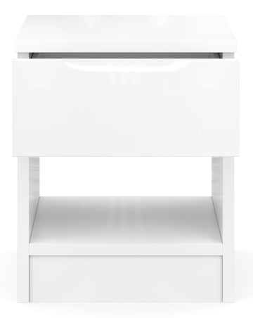 Sorrento Ready Assembled High Gloss Side Table