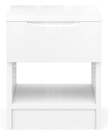 Sorrento Ready Assembled High Gloss Side Table