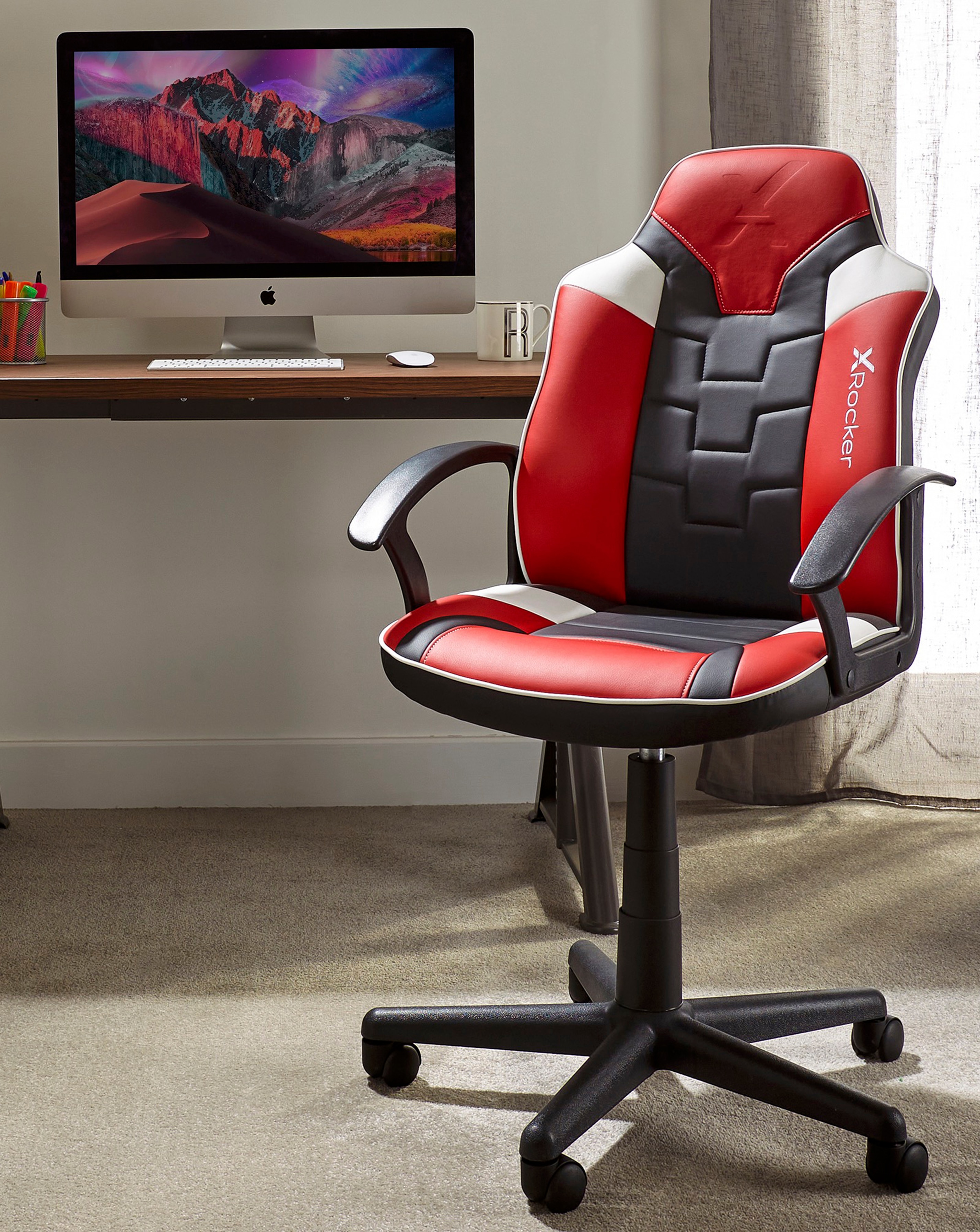New In - X Rocker Saturn Junior Gaming Chair Red