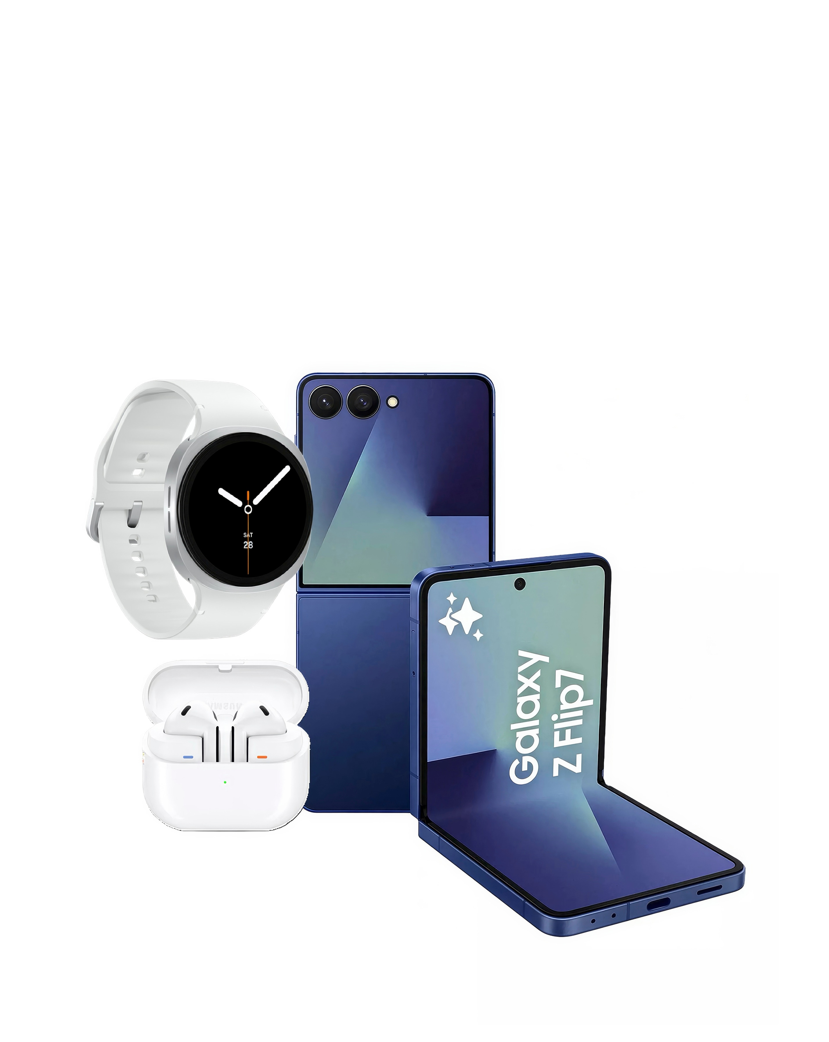 Samsung Galaxy Z Flip7, Watch8 & Buds3