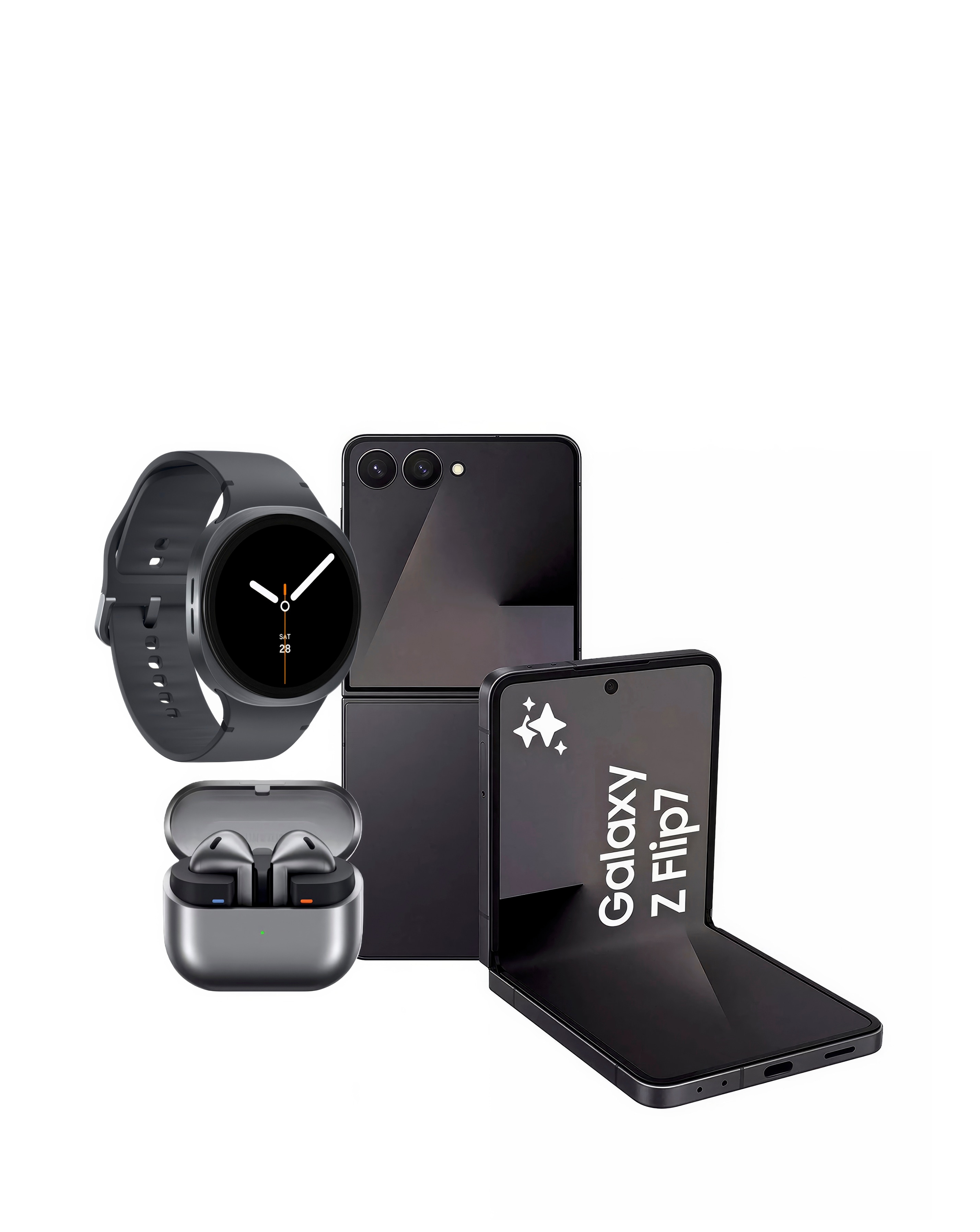 New In - Samsung Galaxy Z Flip7, Watch8 & Buds3