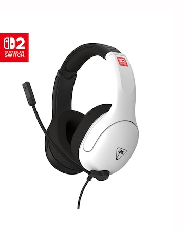 Turtle Beach Airlite Fit Headset for Nintendo Switch 2 - Black & White