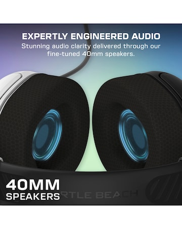 Turtle Beach Airlite Fit Headset for Nintendo Switch 2 - Black & White