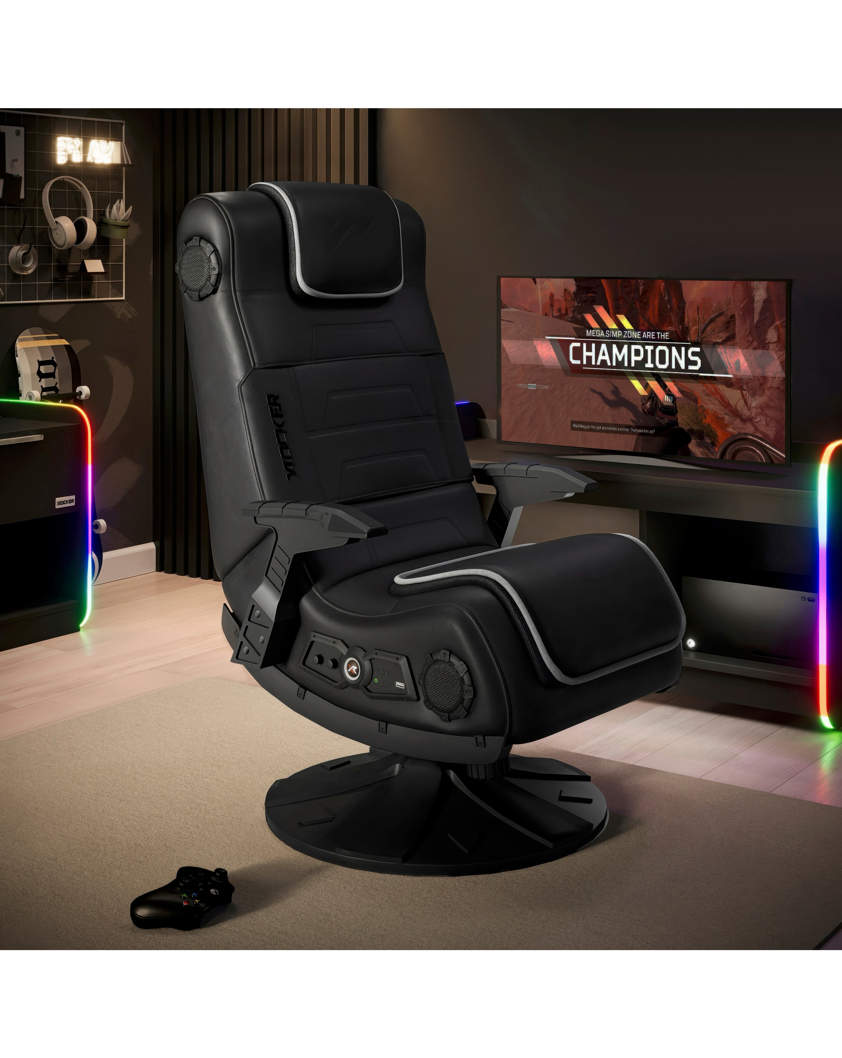 New In - X Rocker X-Pro 4.1 Pedestal Chair