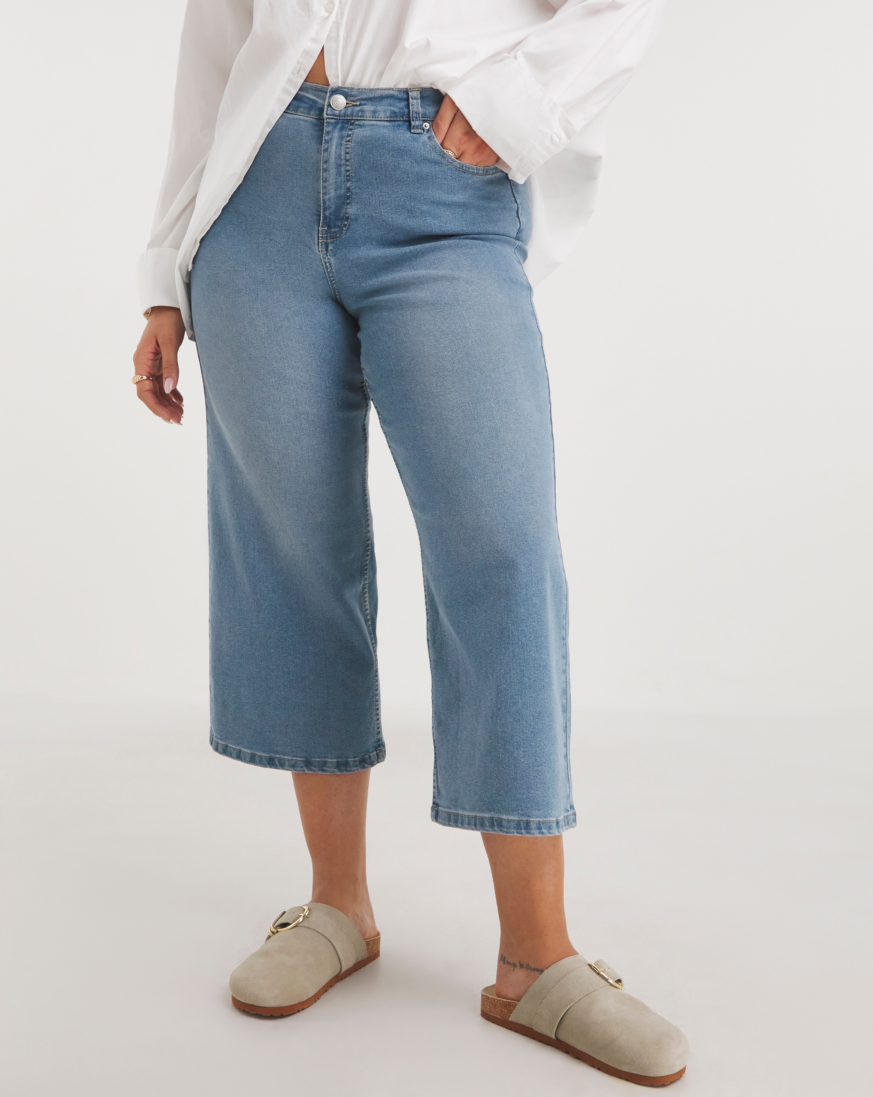 cropped jeans size 16