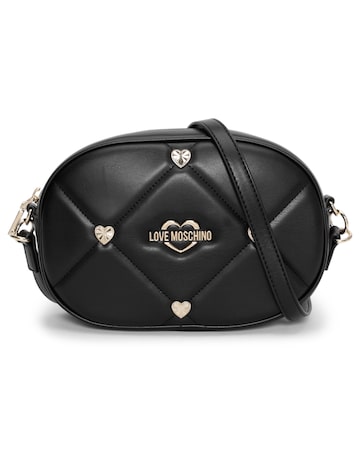 Love Moschino Heart Studs Cross-Body Bag