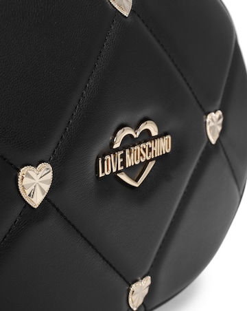 Love Moschino Heart Studs Cross-Body Bag
