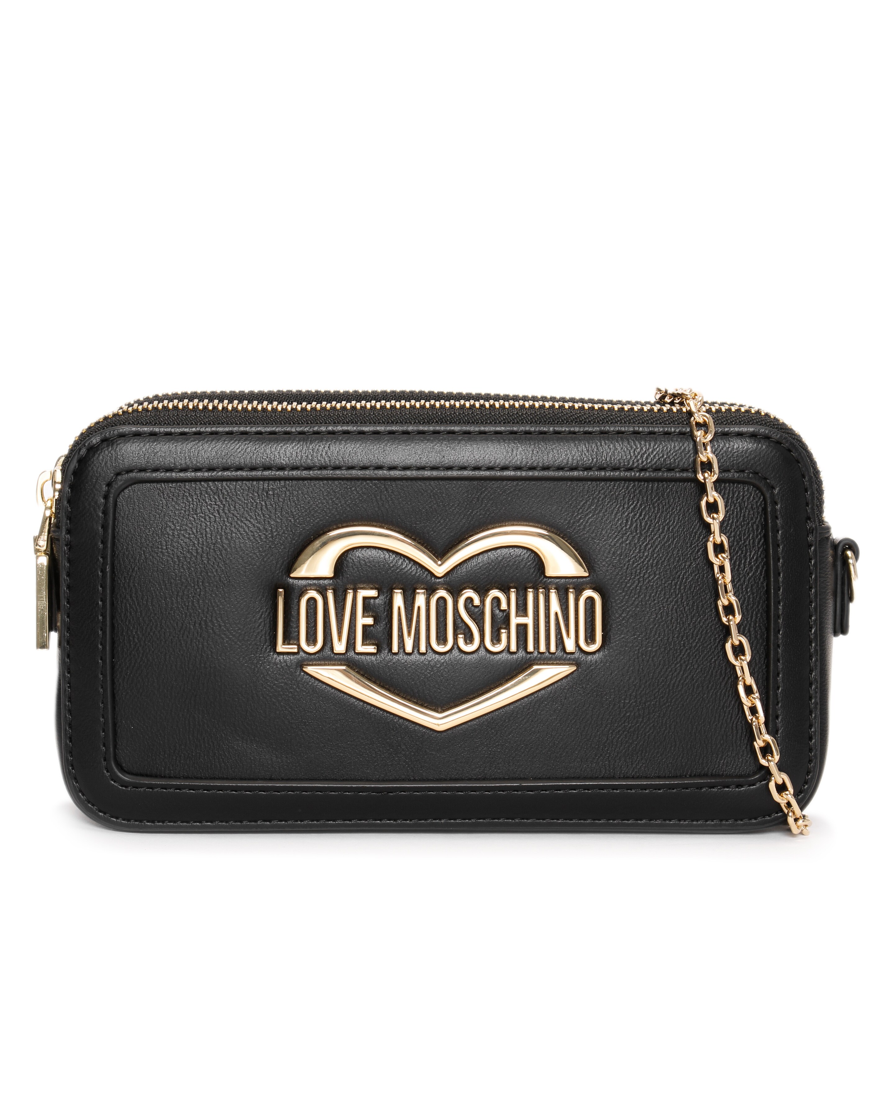 Love Moschino Large Zip Around Wallet On A Chain Simply Be