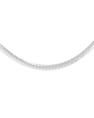 Sterling Silver Oval Herringbone Chain