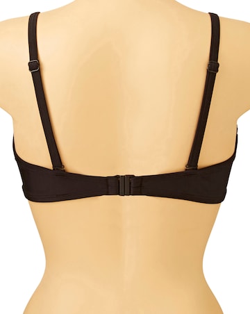 MAGISCULPT Black Minimising Multiway Bandeau Shaping Bikini Top