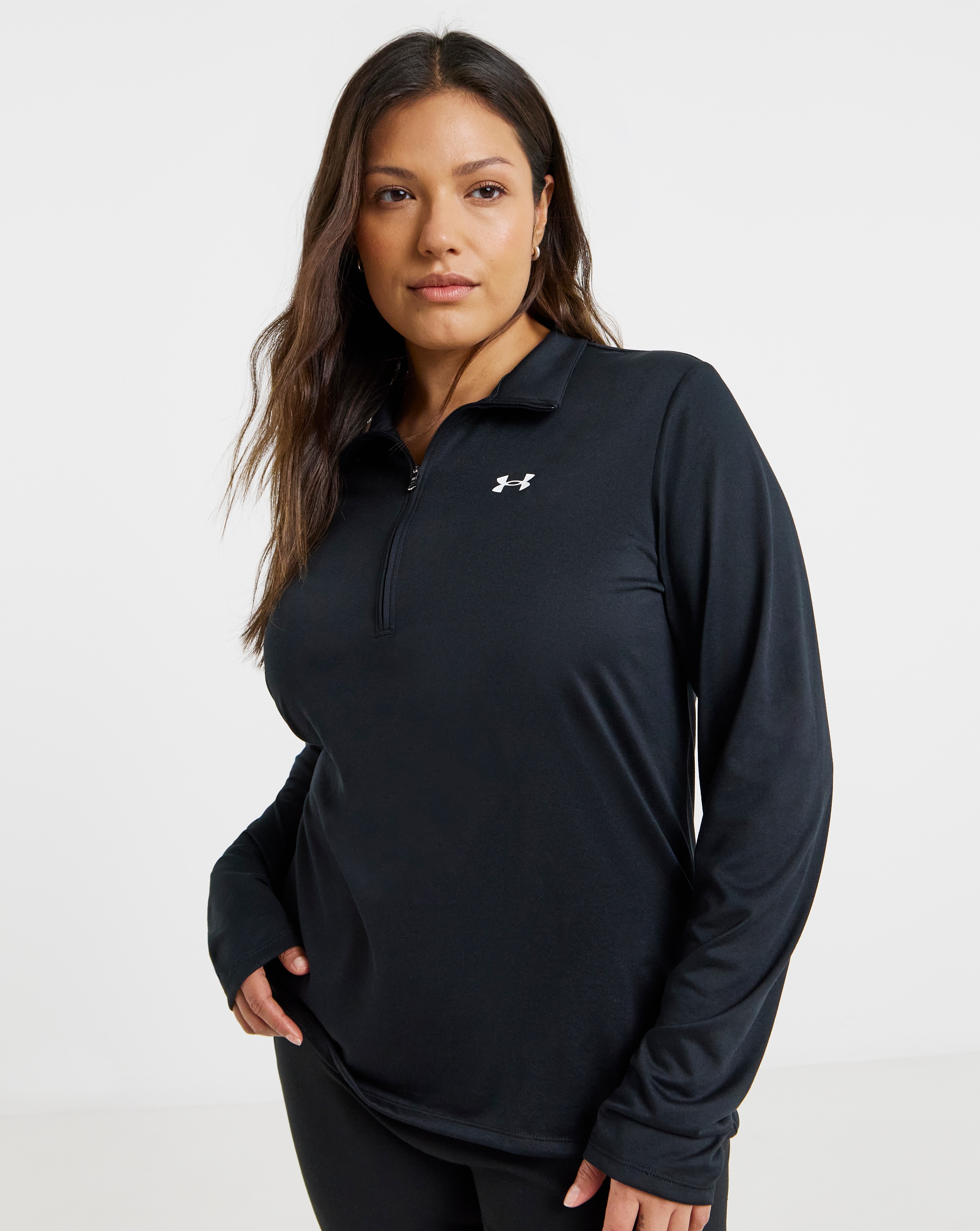 Under Armour 1/2 Zip Solid Top