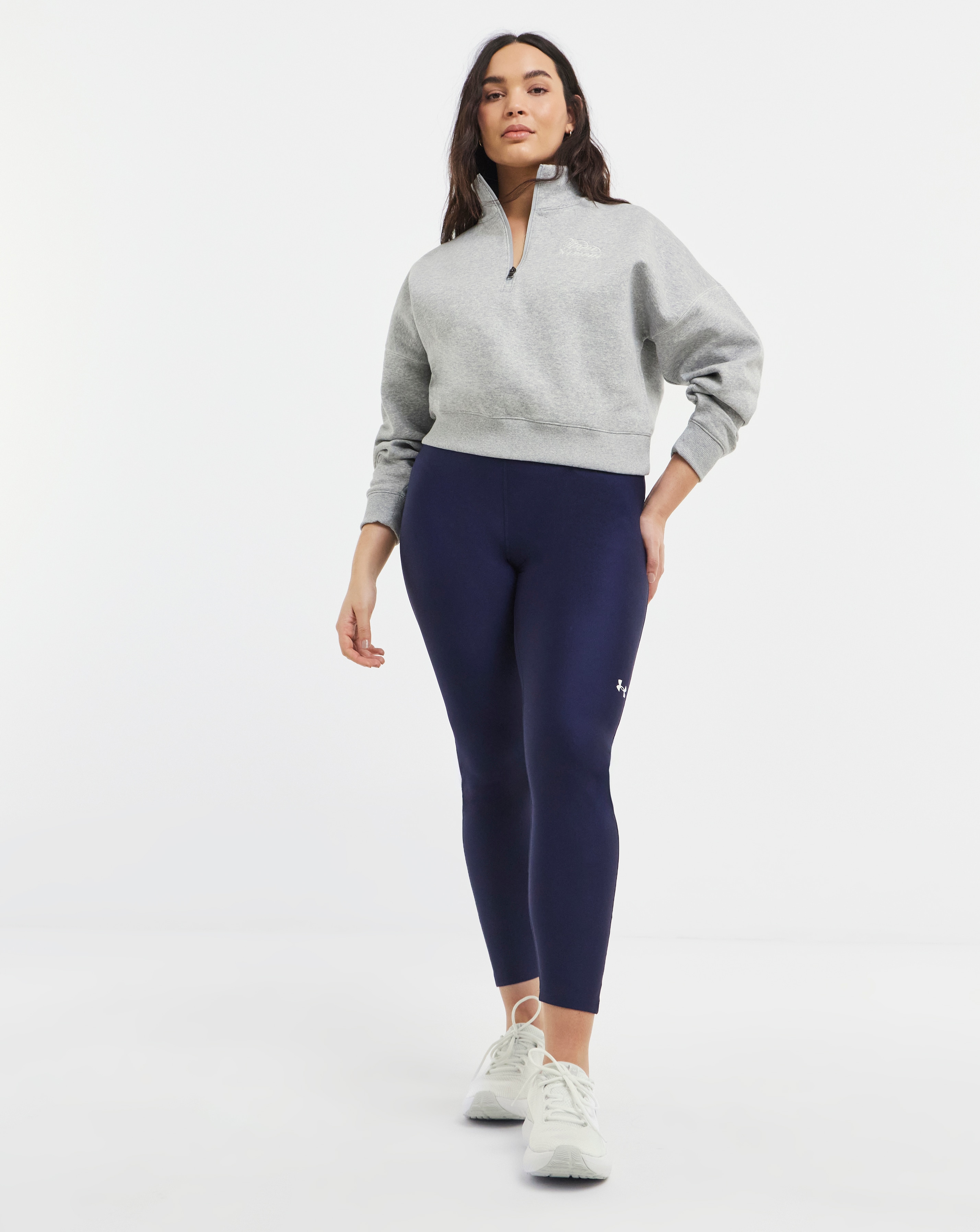 Under Armour Rival Script Half Zip Sweat